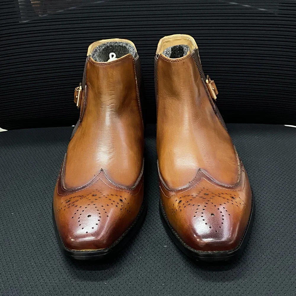 Мужские ботильоны из натуральн – обзор и цена Men Formal Wear With Boots