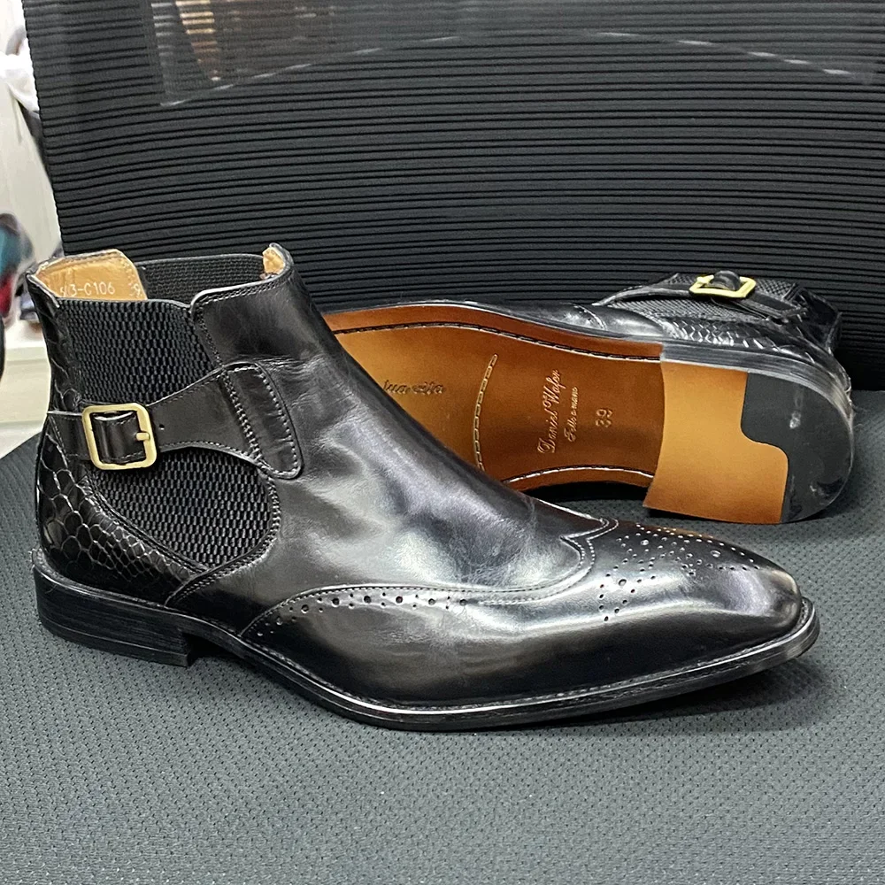 Мужские ботильоны из натуральн – обзор и цена Men Formal Wear With Boots