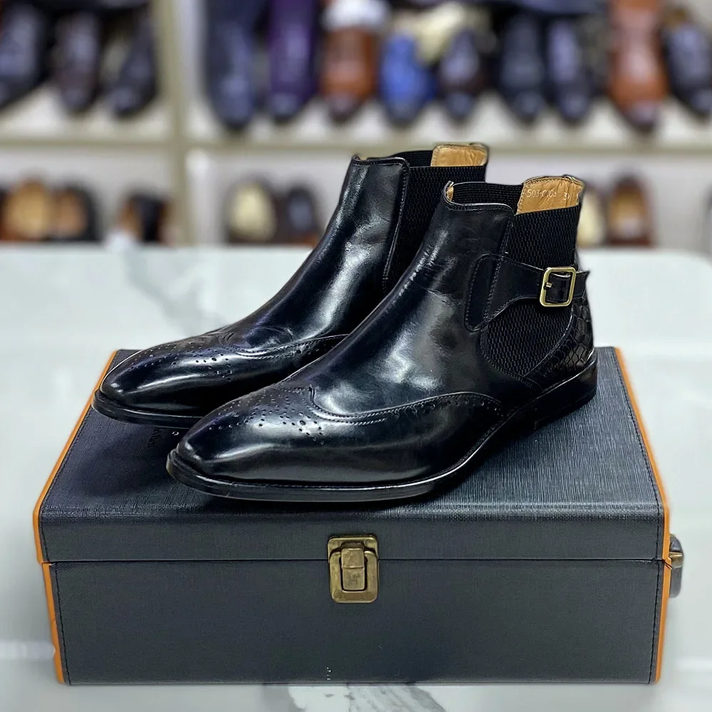 Мужские ботильоны из натуральн – обзор и цена Men Formal Wear With Boots