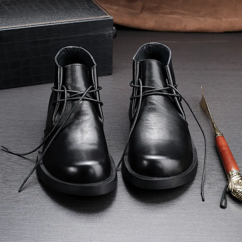 Винтажные мужские ботинки-оксф – обзор и цена Men Formal Wear With Boots