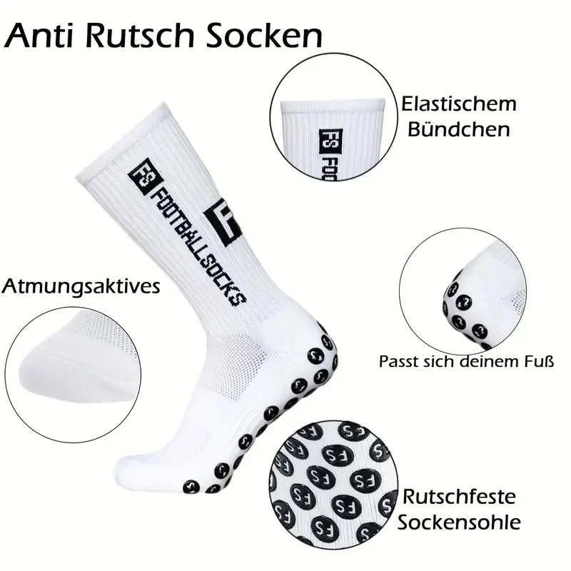 1 пара нескользящих футбольных – обзор и цена Sock Garter Men